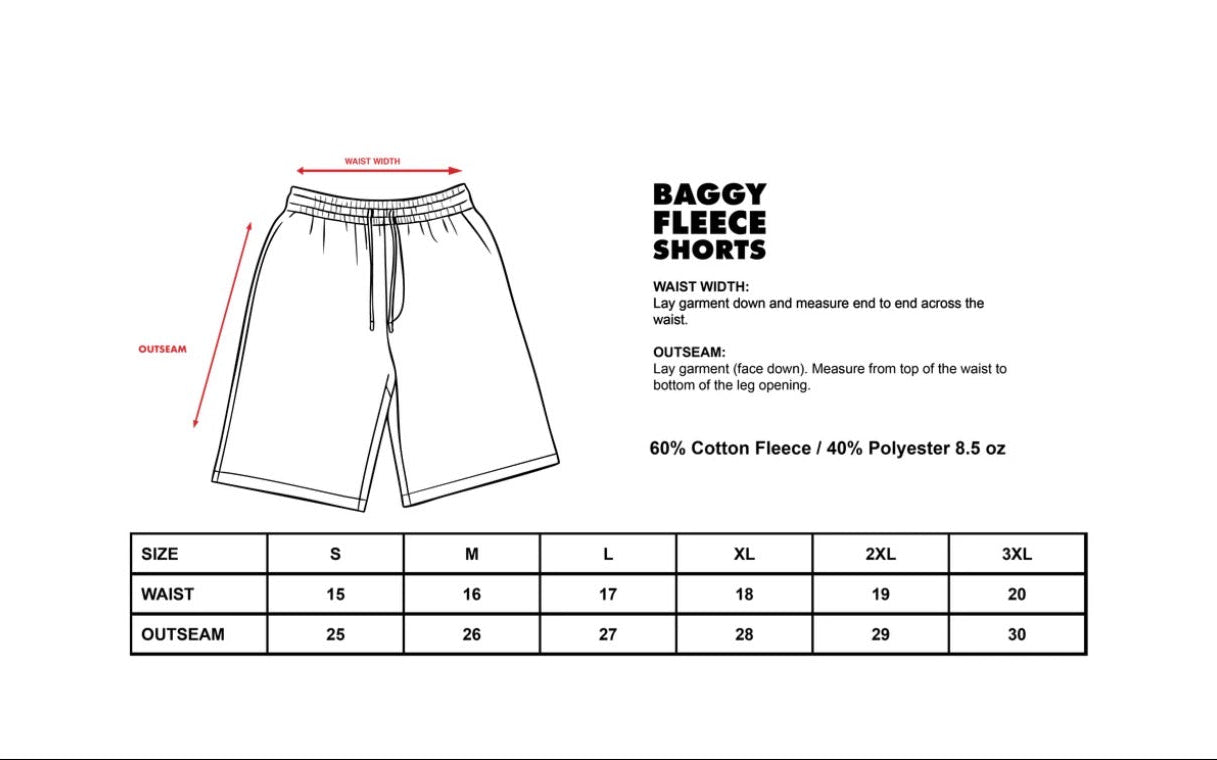 Ethereal Script 3/4 Camo Shorts