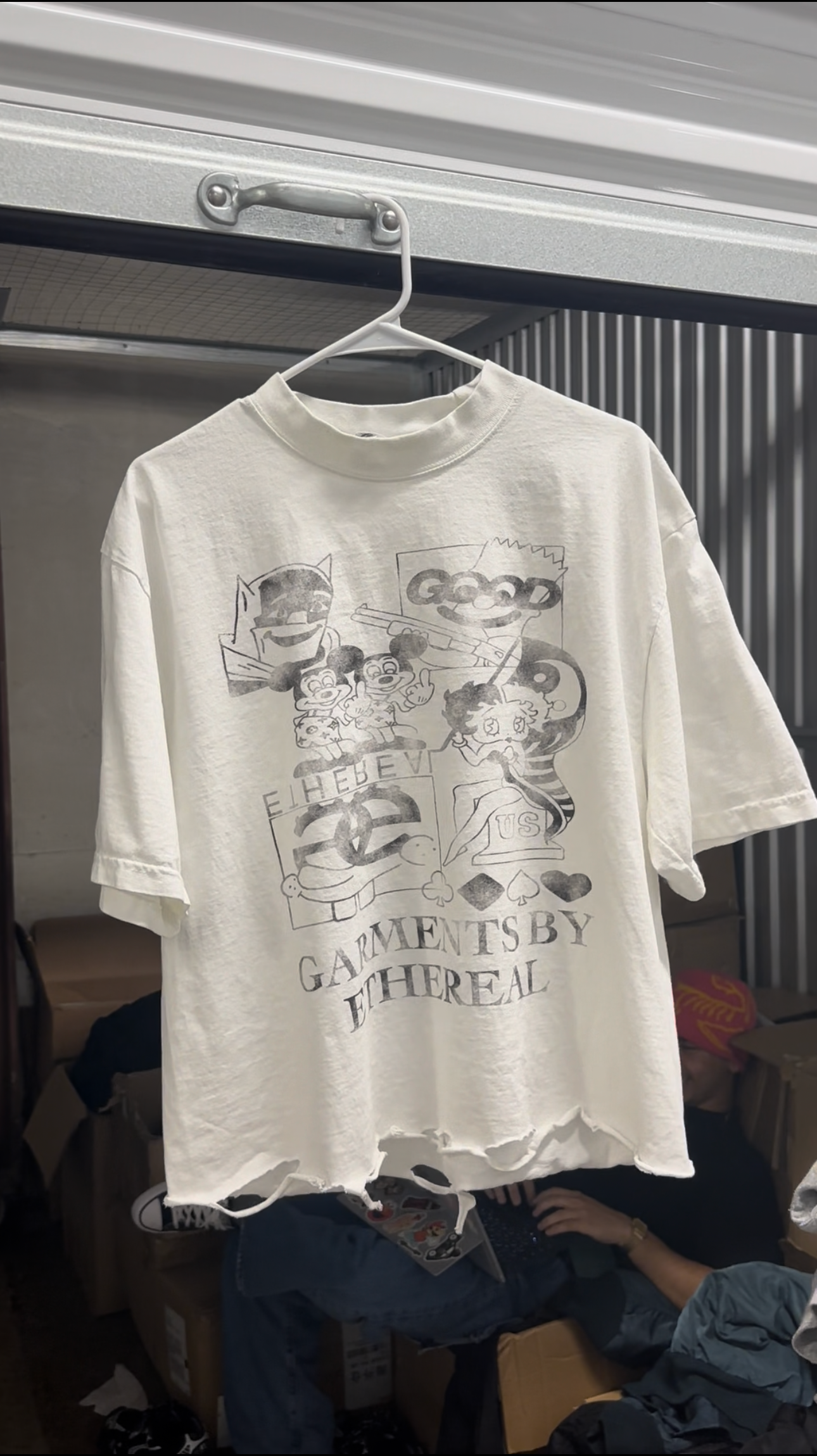 ETHEREAL ‘SKETCH’ GARMENT TEE