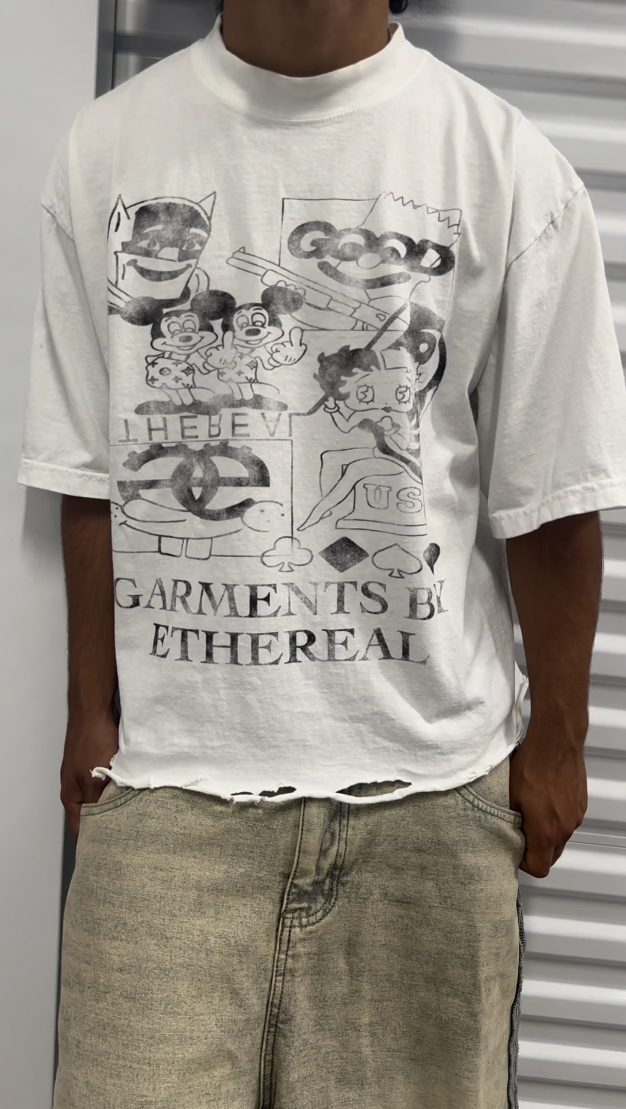ETHEREAL ‘SKETCH’ GARMENT TEE