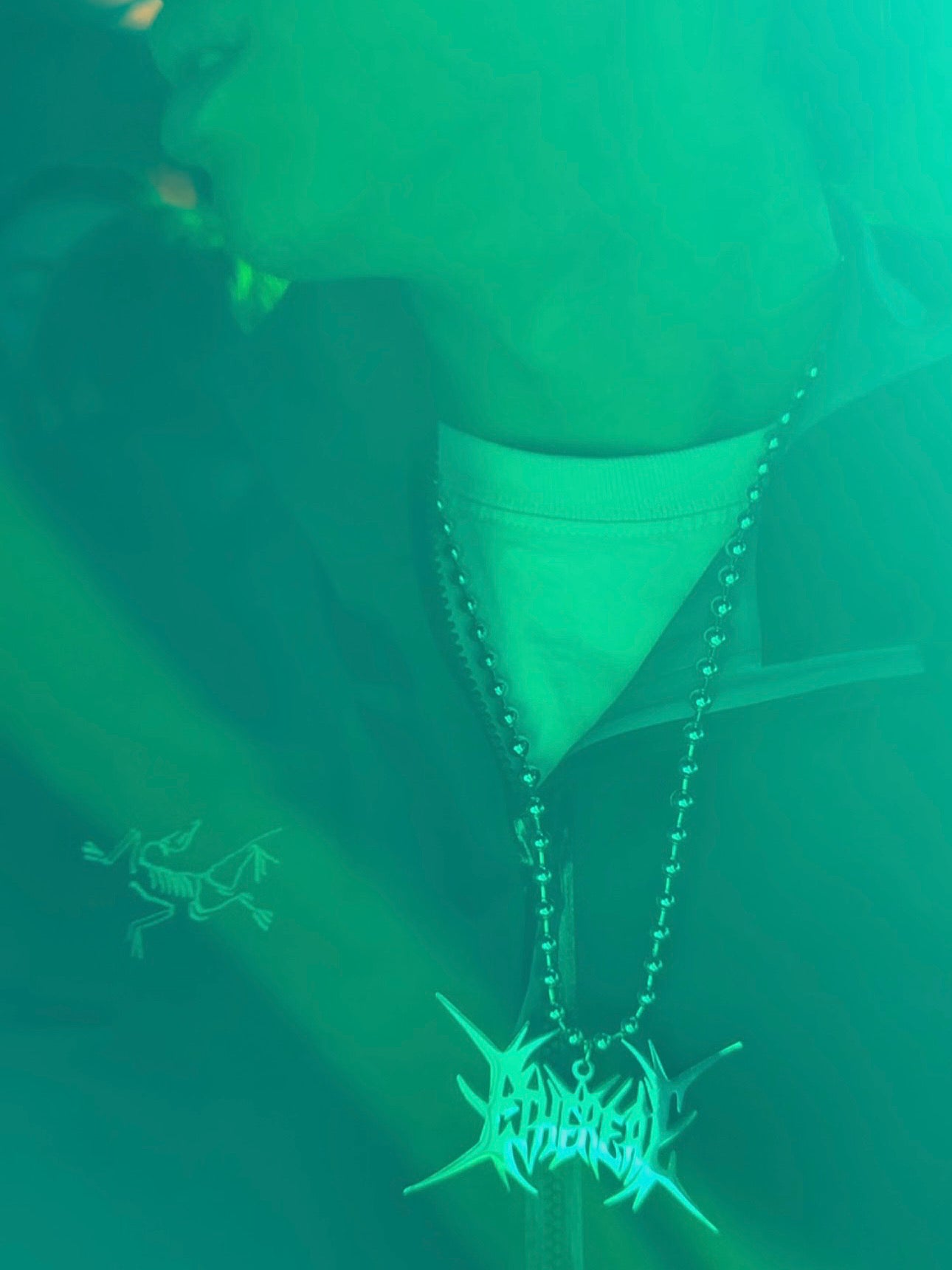 Ethereal The Label Logo Chrome Stainless Silver Steel Chain