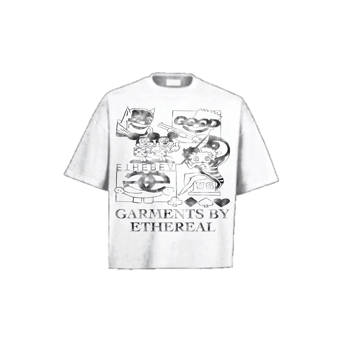 ETHEREAL ‘SKETCH’ GARMENT TEE