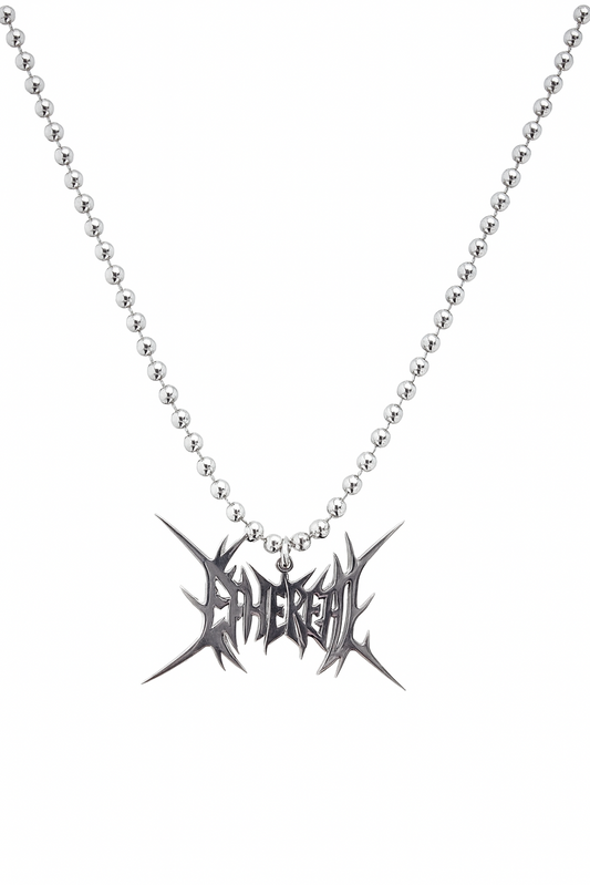 Ethereal The Label Logo Chrome Stainless Silver Steel Chain