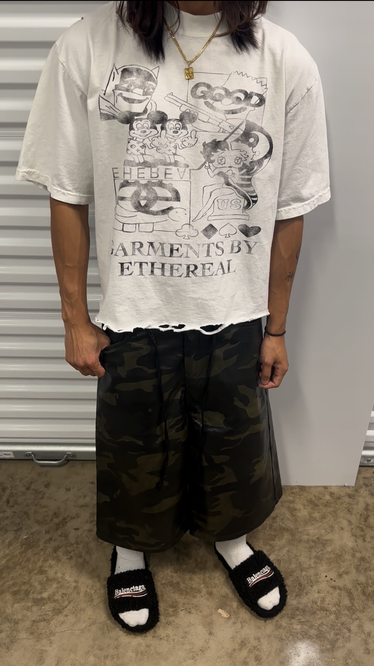 ETHEREAL ‘SKETCH’ GARMENT TEE