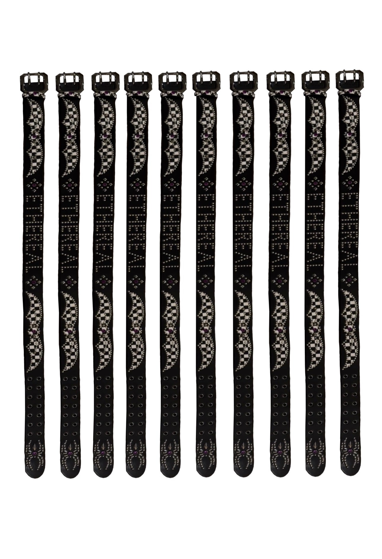 Ethereal Black Studded Belt Exclusive