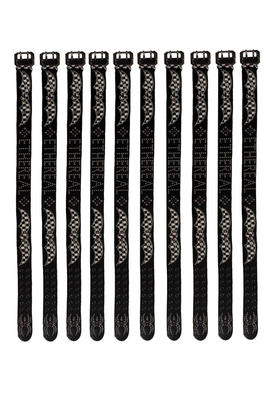 Ethereal Black Studded Belt Exclusive