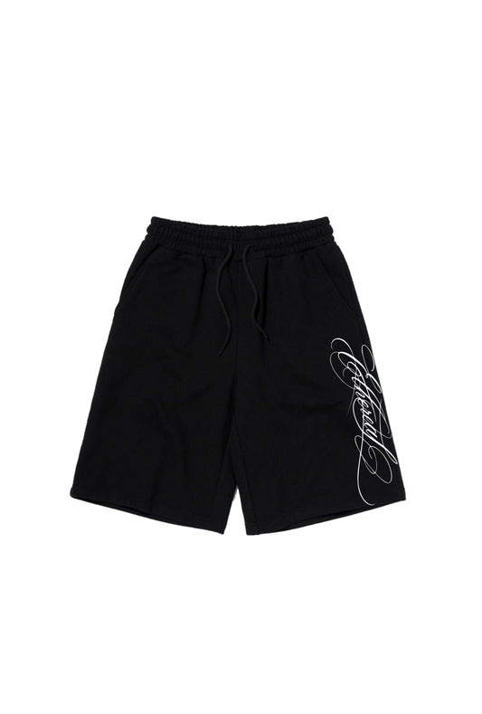Ethereal Calligraphy Logo 3/4 Sweat Shorts
