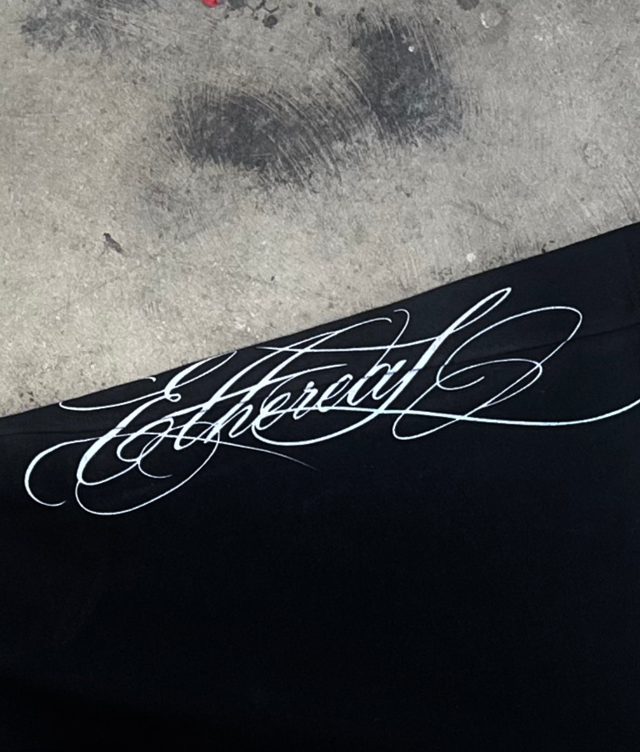 Ethereal Calligraphy Logo 3/4 Sweat Shorts