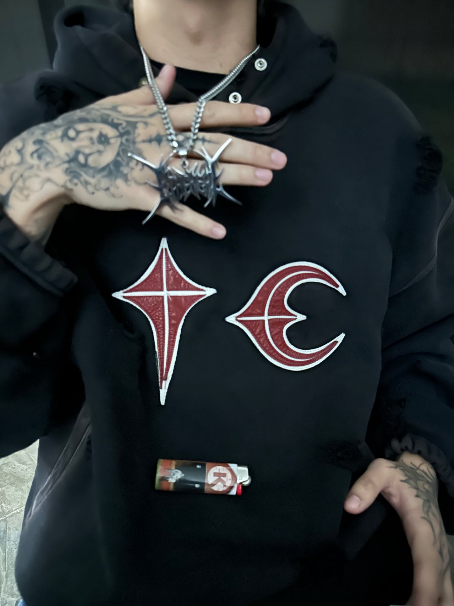 Ethereal The Label Logo Chrome Stainless Silver Steel Chain